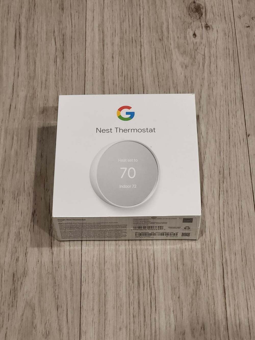 Google Nest Thermostat G4CVZ Snow White